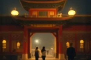 口碑榜作品《灯塔守夜人》横版缩略图，夜色中的灯塔