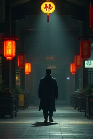 剧情长片《第七号站台》竖版封面，末班车停运后的空站台